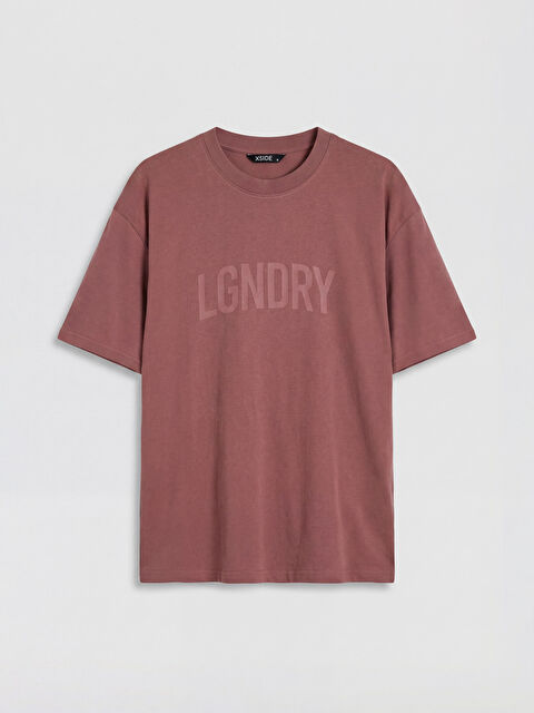 XSIDE Bisiklet Yaka Baskılı Erkek Tişört