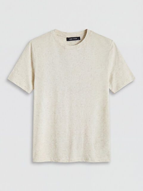 LCW Vision Bisiklet Yaka Kadın Tişört