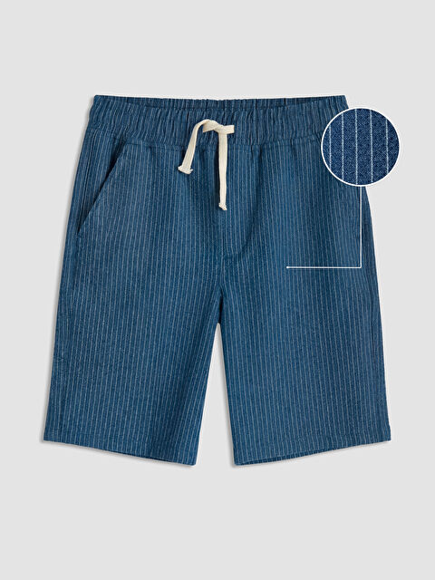 LCW Kids Çizgili Erkek Çocuk Şort