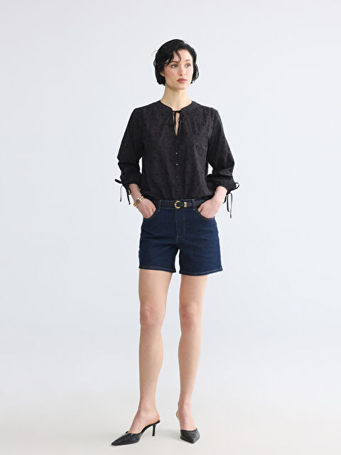 LCW Jeans Regular Fit Kadın Jean Şort