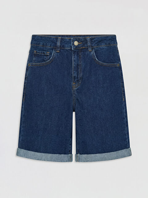 LCW Jeans Slim Fit Kadın Jean Şort