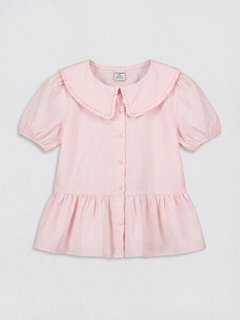 LCW Kids Bebe Yaka Kız Çocuk Gömlek