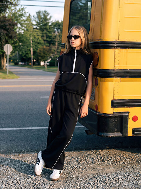 LCW Kids Kız Çocuk Soft Touch Eşofman Altı