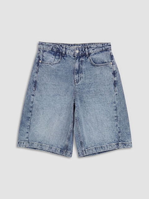 LCW Jeans Bermuda Fit Kadın Jean Şortolon