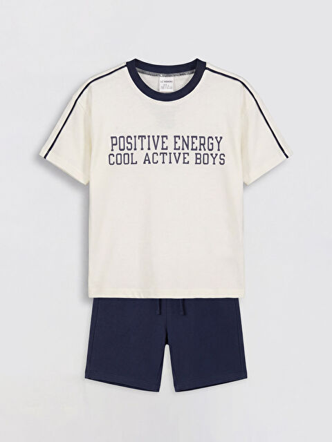 LCW Kids Baskılı Erkek Çocuk Takım