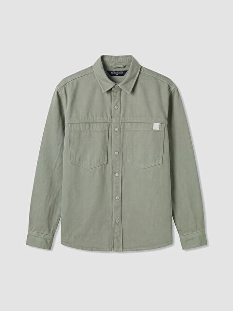 LCW Jeans Rahat Kalıp Erkek Jean Gömlek