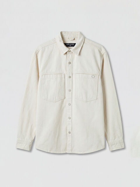 LCW Jeans Loose Fit Erkek Jean Gömlek