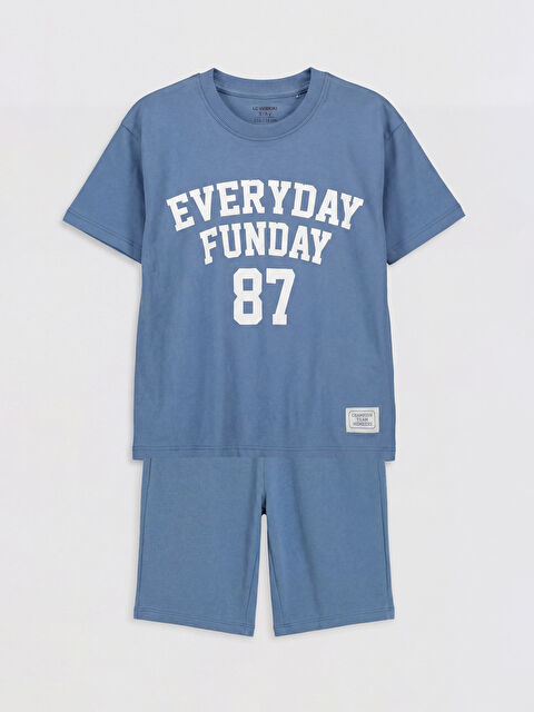 LCW Kids Baskılı Erkek Çocuk Takım