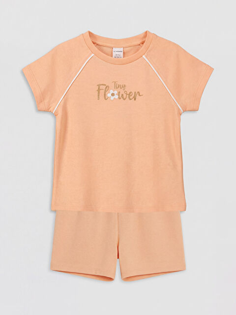 LCW Kids Çiçek Baskılı Kız Çocuk Takım