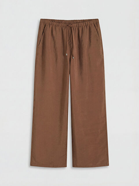 LCW Vision Beli Lastikli Modal Karışımlı Kadın Pantolon