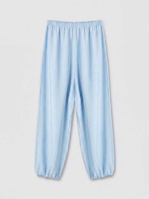 LCW Kids Beli Lastikli Kız Çocuk Jogger Pantolon