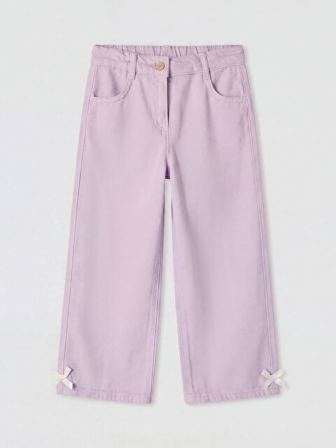 LCW Kids Regular Fit Kız Çocuk Gabardin Pantolon