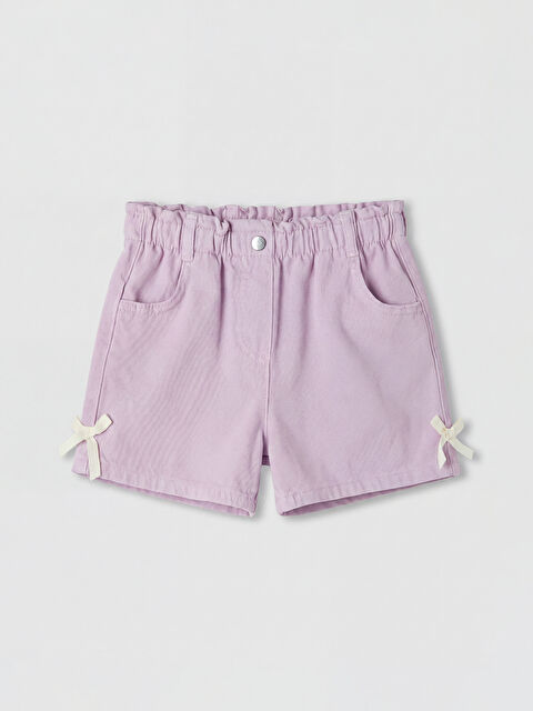 LCW Kids Fiyonk Detaylı Kız Çocuk Şort Etek