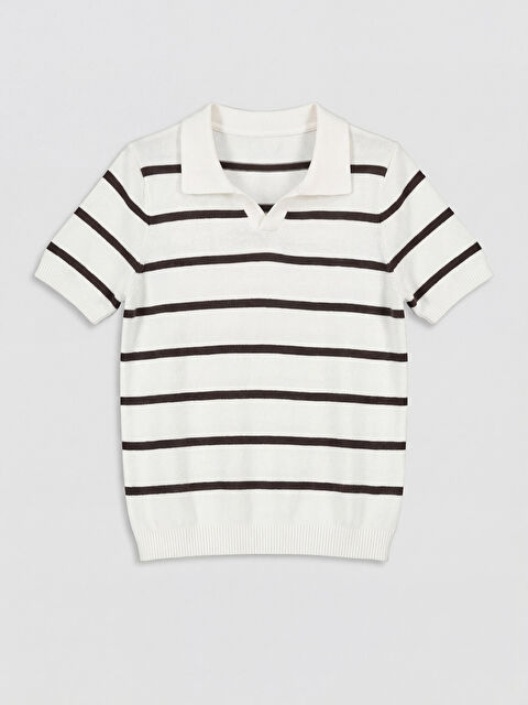 LCW Kids Polo Yaka Erkek Çocuk Triko Kazak