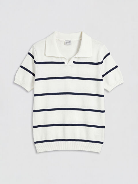 LCW Kids Polo Yaka Erkek Çocuk Triko Kazak