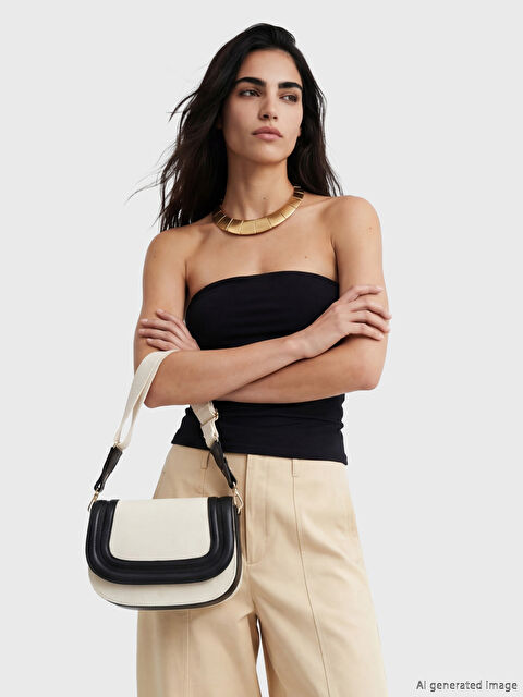 LCW ACCESSORIES Kanvas Kadın Omuz Çantası