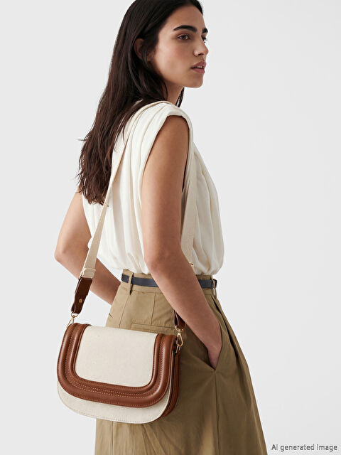 LCW ACCESSORIES Kanvas Kadın Omuz Çantası