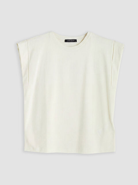 LCW Vision Bisiklet Yaka Vatkalı Kadın Atlet