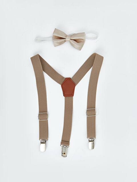 LCW ACCESSORIES Erkek Bebek Pantolon Askısı ve Papyon