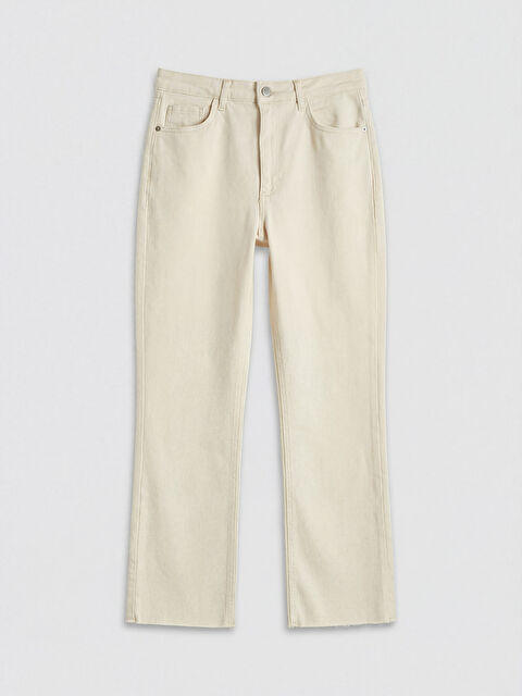 LCW Jeans Crop Flare Kadın Jean Pantolon