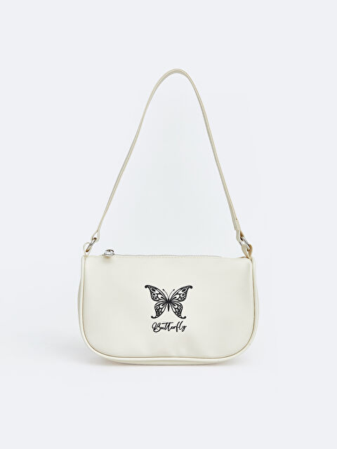 LCW ACCESSORIES Kelebek Baskılı Kız Çocuk Omuz Çantası