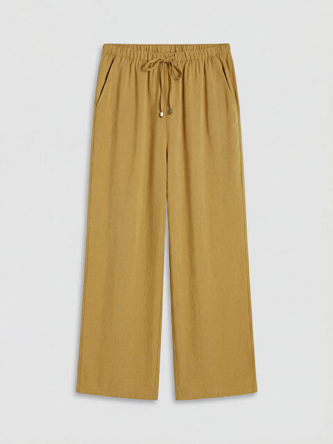 LCW Vision Beli Lastikli Modal Karışımlı Kadın Pantolon