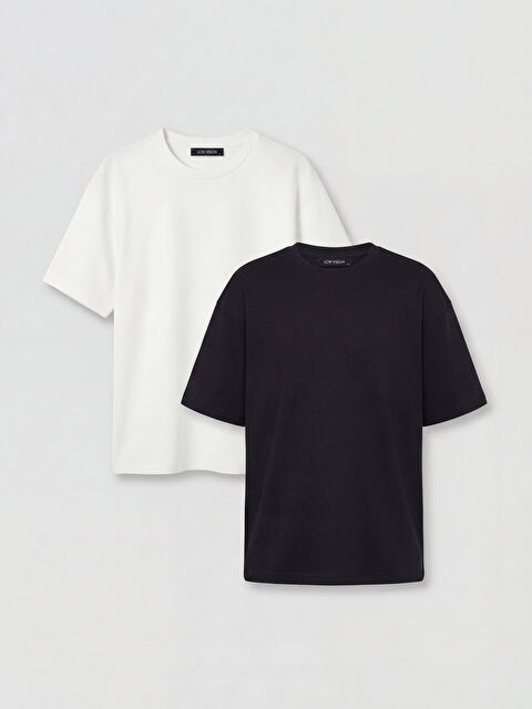 LCW Vision Oversize Erkek Tişört 2'li
