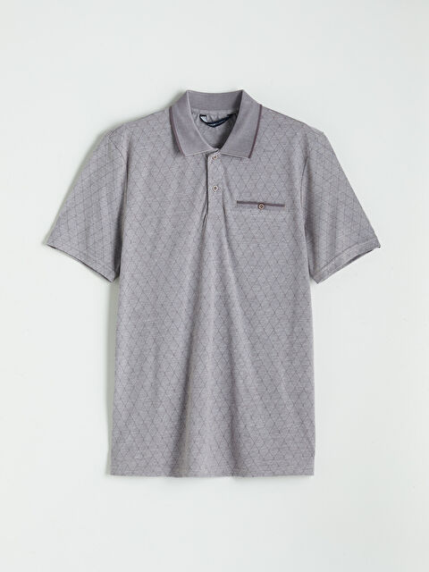 LCWAIKIKI Classic Polo Yaka Desenli Erkek Tişört