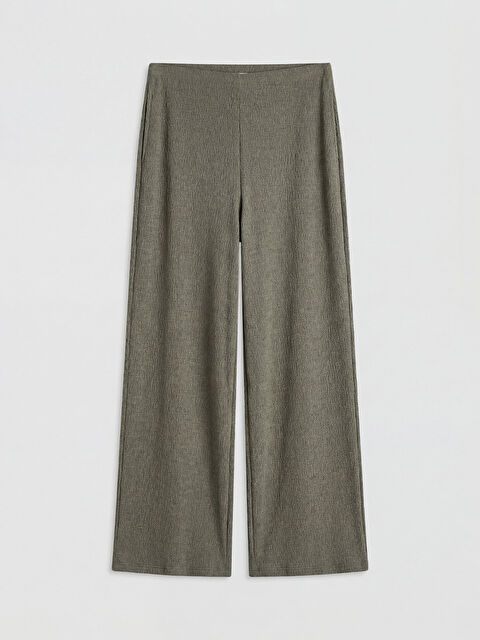 LCW Vision Beli Lastikli Dokulu Kadın Pantolon