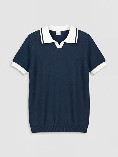 LCW Kids Polo Yaka Erkek Çocuk Triko Kazak