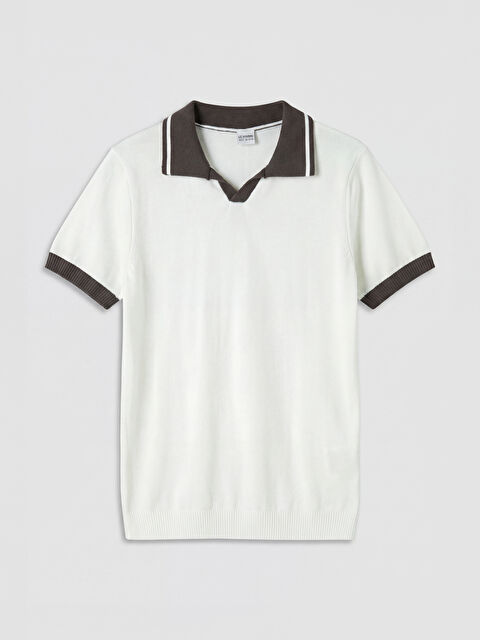 LCW Kids Polo Yaka Erkek Çocuk Triko Kazak