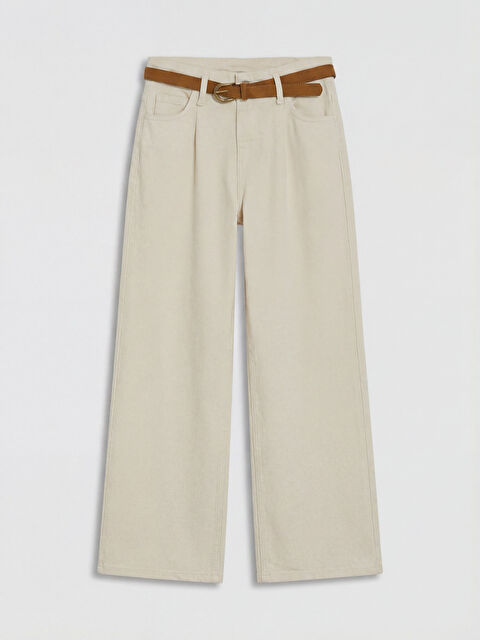 LCW Jeans Yüksek Bel Wideleg Kadın Jean Pantolon