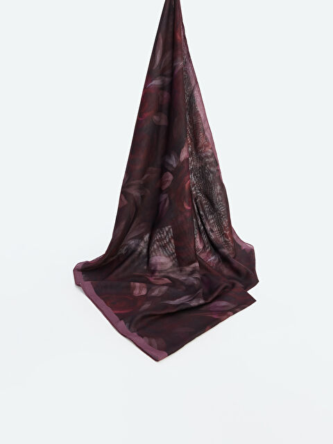 LCW Modest Yaprak Desenli Kadın Şal