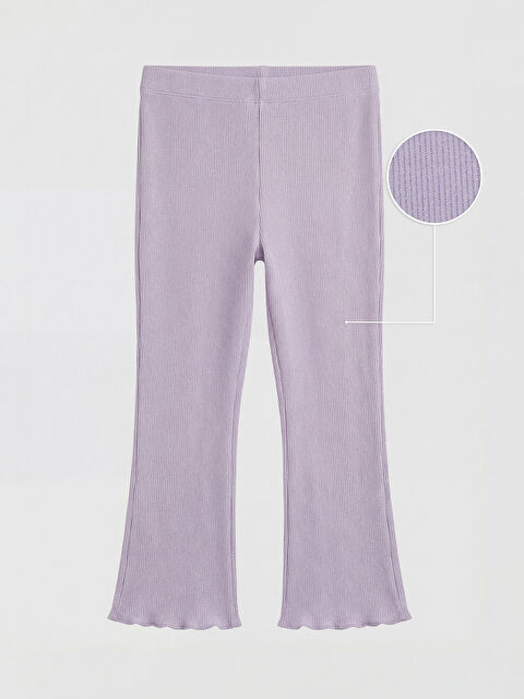 LCW Kids Fitilli Kız Çocuk İspanyol Paça Tayt