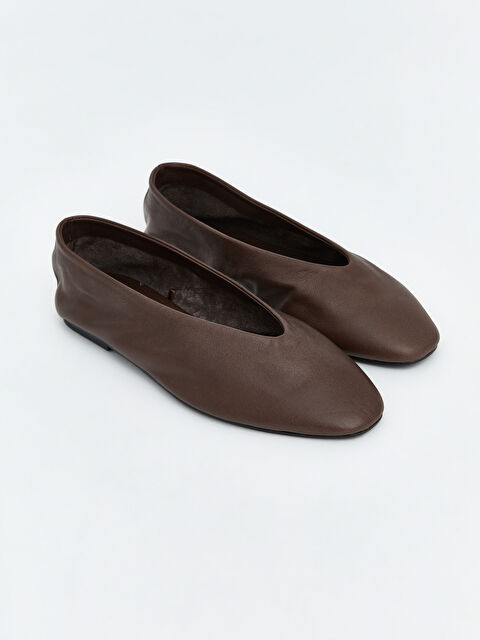 LCW STEPS Hakiki Deri Kadın Babet