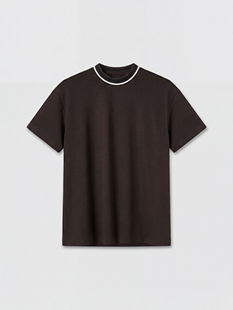 LCW Modest Bisiklet Yaka Soft Touch Kadın Tişört