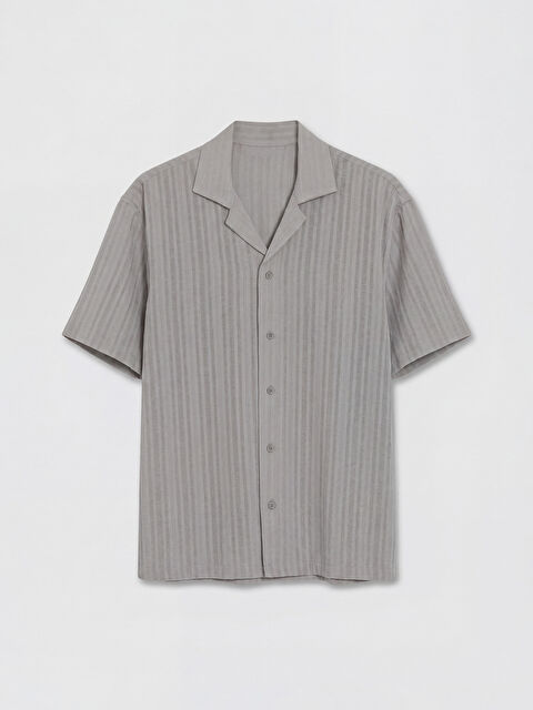 LCW Vision Regular Fit Çizgili Erkek Gömlek