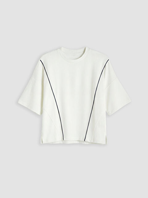 Natuvera Bisiklet Yaka Kadın Tişört