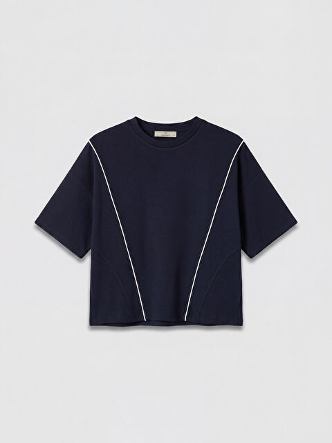 Natuvera Bisiklet Yaka Kadın Tişört