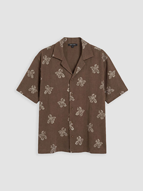 LCW Vision Regular Fit Desenli Erkek Gömlek