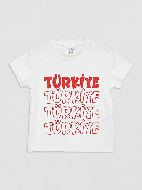 LCW baby Türkiye Baskılı Erkek Bebek Tişört