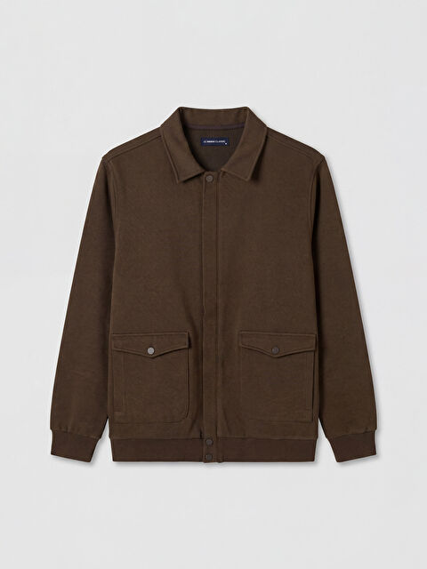 LCWAIKIKI Classic Polo Yaka Erkek Fermuarlı Sweatshirt