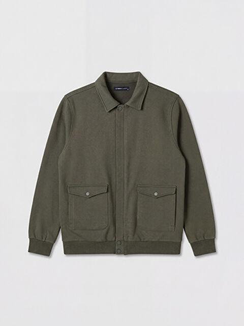 LCWAIKIKI Classic Polo Yaka Erkek Fermuarlı Sweatshirt