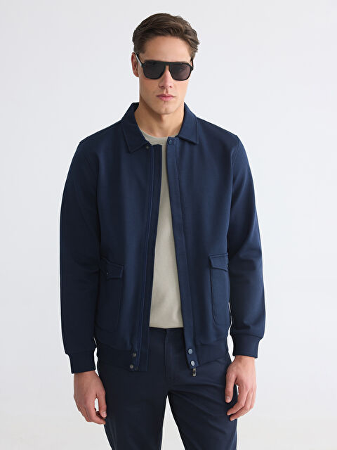 LCWAIKIKI Classic Polo Yaka Erkek Fermuarlı Sweatshirt