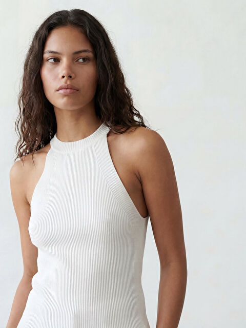LCW Comfort Halter Yaka Kadın Triko Atlet