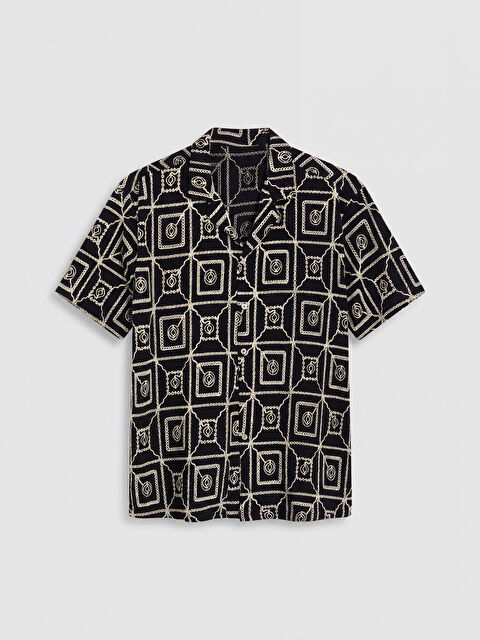 LCW Vision Regular Fit Desenli Erkek Gömlek