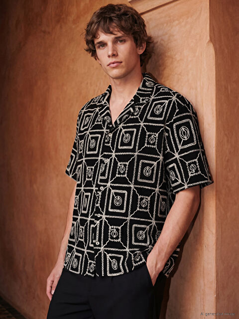 LCW Vision Regular Fit Desenli Erkek Gömlek