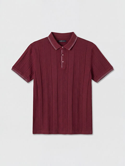 LCWAIKIKI Classic Polo Yaka Çizgili Erkek Tişört