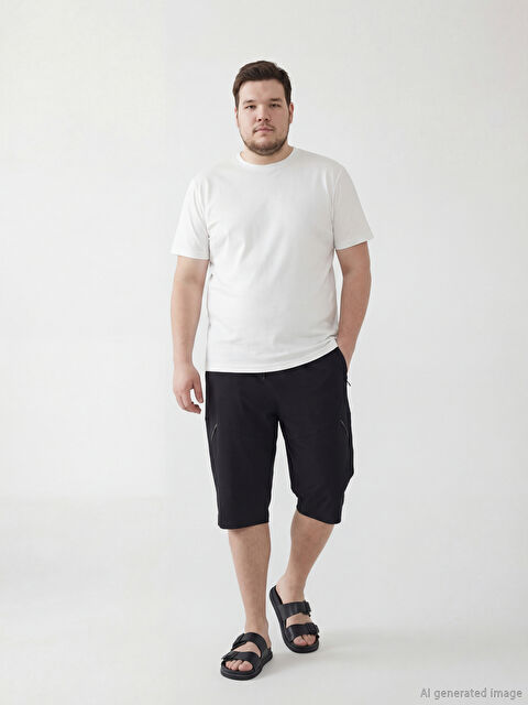 LCW SWIMWEAR Diz Hizası Boy Erkek Deniz Şortu