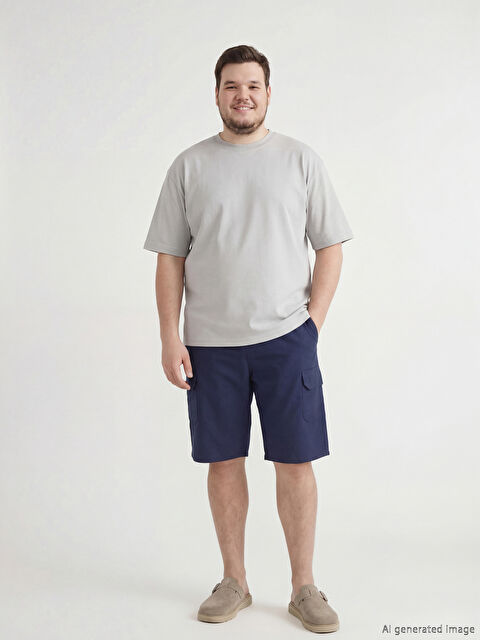 LCW SWIMWEAR Diz Altı Boy Erkek Deniz Şortu